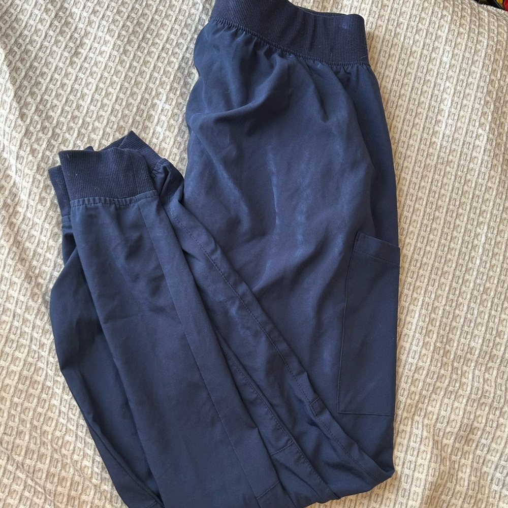 Women's Navy Blue Pull-On Jogger Pants